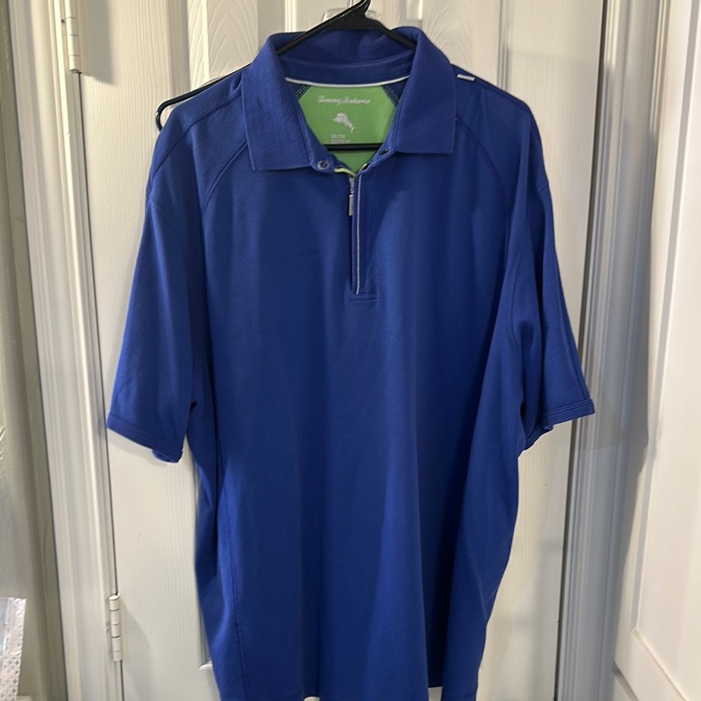 Tommy Bahama Men's Blue Polo Shirt